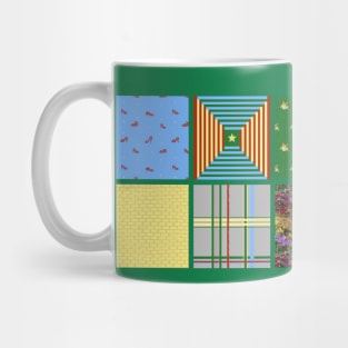 Over the Rainbow Design Blocks Mug